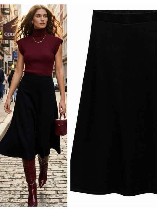 Zara Dresses & Skirts - ZARA fine knit swing skirt